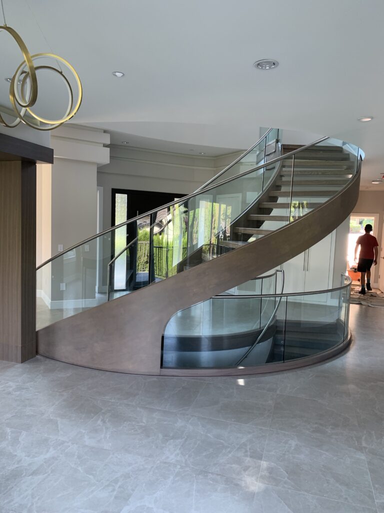 spiral condominium stairs